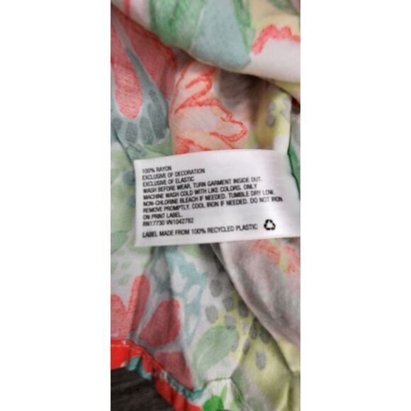 Cat & Jack Floral Caftan Swimsuit‎ Cover Up Dress XL(14/16) - Picture 5 of 6